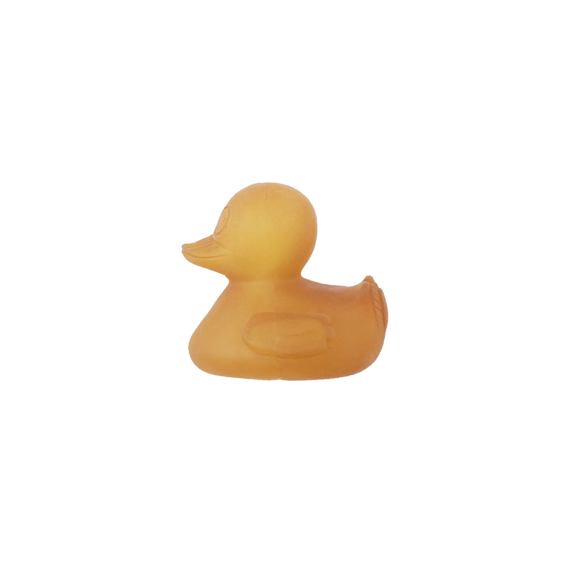 Alfie the duck. Natural Rubber Bath Toy Free of Holes. - Jacob's Montessori