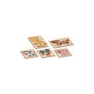 Baby Puzzle. Skladačka - zvieratká. - Jacob's Montessori