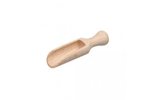 Children's Natural Wood Kitchen Scoop. 10cm long. - Jacob's Montessori