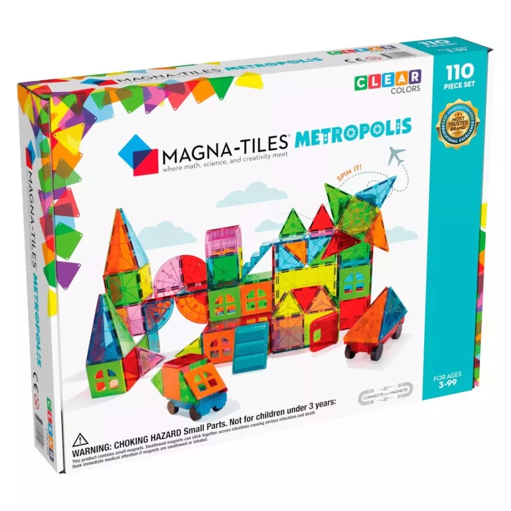 Classic 110 - Piece Set MAGNA - TILES® - Jacob's Montessori