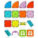 Load image into Gallery viewer, Classic 110 - Piece Set MAGNA - TILES® - Jacob&#39;s Montessori
