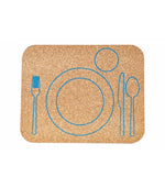 Load image into Gallery viewer, Cork placemat for LEFT - HANDER or RIGHT - HANDER - Jacob&#39;s Montessori
