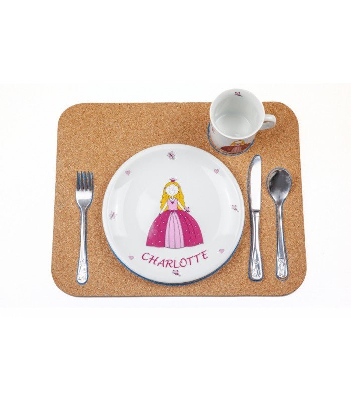 Cork placemat for LEFT - HANDER or RIGHT - HANDER - Jacob's Montessori