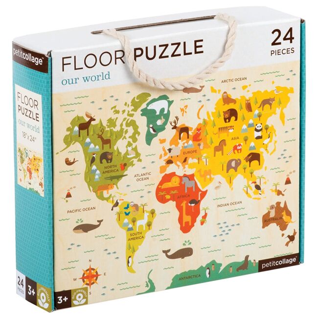 Floor Puzzle Our World, Petite Collage - Jacob's Montessori