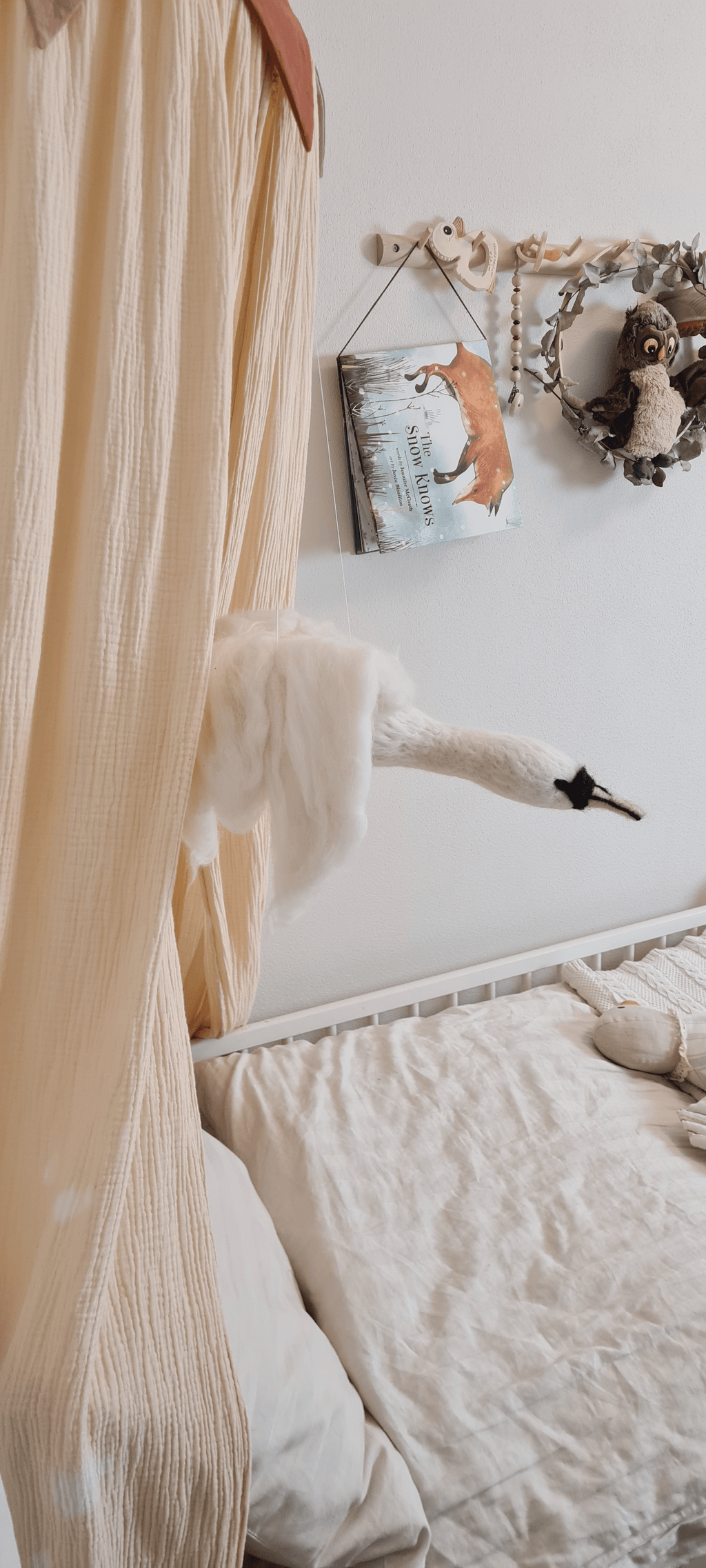 Flying Swan Hanging Mobile. - Jacob's Montessori